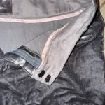 Elevenses Anthropologie Chic Velvet Ankle Trouser Pants in Grey Size 6 Photo 9