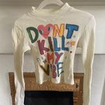 Free People Long Sleeve Graphic Baby Tee Photo 0