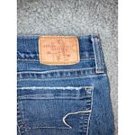 American Eagle Vtg  Flare Leg Jeans Women 10 Low Rise Stretch Distressed 30x30 Photo 13