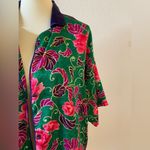 Victoria's Secret Vintage Victoria’s Secret Kimono Style Floral Silk Button Down Nightgown Photo 1