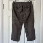 Banana Republic  Martin Fit Linen-Blend Cargo Capri - Size 4 Photo 4
