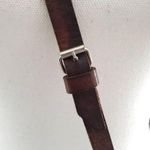 Vintage Leather Woven Saddle Crossbody Shoulder Purse Photo 10