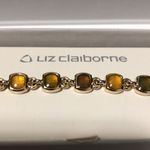 Liz Claiborne NWT Green & Yellow Bracelet & Earring Set Photo 2