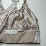 Under Armour  Cream Racerback Sports Bra large Photo 2
