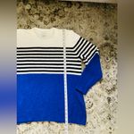 Liz Claiborne Ladies casual sweater 💙🤍🖤 Photo 3