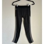 Free People  Movement Gray Low Rise 7/8 Length Leggings Size Medium Large Photo 2