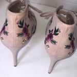 Betsey Johnson  embroidered flowers caira heels Photo 5