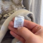 Dream Scene wild turkey bourbon lace trim sweatshirt Tan Size L Photo 4