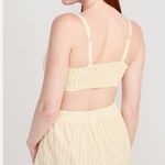 Old Navy  Matching Printed Smocked Bralette Top and High Waist Pajama Pants Sz S Photo 2