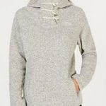 The North Face | Crescent Hoodie Pullover Knit Sweaters Toggle Closure Gray | Small Photo 0