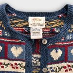 Talbots Vintage Hand Knit Cardigan | Large P | Americana Patriotic Cottagecore Photo 3