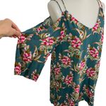 Simply Noelle  Floral Tunic Top Small Medium Boho Hippie Cottagecore Cute Photo 2