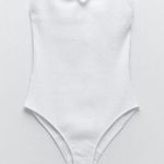 ZARA Ribbed Bodysuit Photo 0