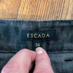 Escada Slim Straight‎ Jeans leopard print Black Grey size 34 us 2 Photo 3