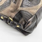 Coach  Brooke Suede Large Hobo Bag‎ Inlaid C Chocolate Brown Slouchy Retro 14340 Photo 5