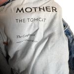 Mother The Tomcat The Confession High Rise Straight Leg Distressed Jeans Size 26 Blue Photo 12