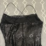 Windsor  Black Sequin Prom Dress Photo 3