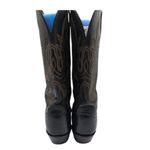 Lucchese  1883 Savannah Black Mad Dog Goat Leather Snip Toe Western Boots Size 10 Photo 5