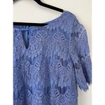Preston & York Blue Lace Short Sleeve Knee Length Dress Women’s Size 12 Photo 2