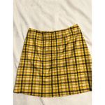 Urban Outfitters  Yellow Plaid Skirt‎ XS Photo 5
