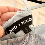 NBD  x Naven Lilia Lace Mini Dress Ice Blue sz XS Photo 7