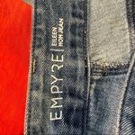 Empyre Eileen Mom Jean Distressed Checkered Stripes Juniors 1 Blue Denim Casual Size undefined Photo 3