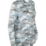 Susan Graver Weekend Regular Neutral Camo Sweater Knit Cowl-Neck Tunic X-Small Photo 10