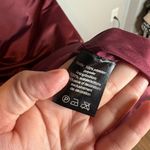 NWT RAOUL Gown Burgundy Red Satin Column Embellished Long Dress Size 4 Photo 5