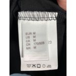 Women's Bodysuit Cutout Black Long Back Sleeveless Black Cotton Blend Medium Photo 2