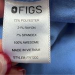 FIGS  Catarina Ceil Blue Scrub Top Shirt Size XL Photo 9