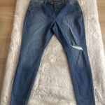 DIP Size 16 W Blue, High Rise‎ Skinny Jeans Repreve Blue Photo 0