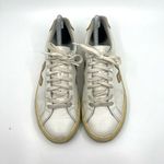 VEJA Esplar White and Gold Leather Sneakers Women's 7 US Photo 4