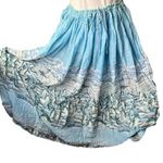 Vintage circle crinkle skirt penguin ocean pattern Large Cotton Zero brand Blue Photo 0