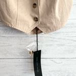 Know One Cares  Tan Halter Crop Top Photo 1