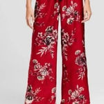 Gilligan & O'Malley Red Women's Satin Floral Lightweight Pajama Pants SZ M #1944 Size M Photo 0