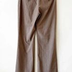EXPRESS Editor Pant Size 2 Tan Khaki Metallic Stripe Dressy Pants Workwear New Photo 1