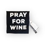 The Laundry Room new ☻︎ Pray For Wine Oversize Super Softest Sweatshirt ☻︎ Black Photo 9