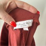 Michael Stars Cyrus Muse Rust Satin Wide Leg Pants S Photo 6