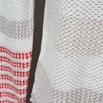 Nic+Zoe Cannon Neutral Stipe Linen Blend Sweater Size MP Photo 3