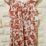 Vanilla Star Jeans Vanilla Star Women’s Ivory Floral Short Babydoll Mini Dress Photo 1