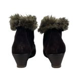 Sporto Capri Faux Fur Snow Boots Suede Wedge Brown Size 7.5M Photo 6