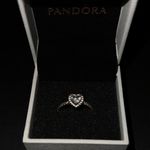 Pandora Elevated Heart Ring Photo 1