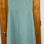 Escada Mint Green Virgin Wool Dress Women’s 42 Sleeveless Midi Made in Romania Size 10 Photo 0