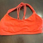 Lululemon red sports bra no padding size 4 Photo 0