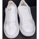 Fred Perry White Canvas Low Trainer Designer Athleisure Sneakers Shoes Womens 6 Photo 3