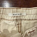 PacSun Elastic Waist Cargo Pants • Size Small • Cream Utility Carpenter Photo 5