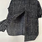 Forever 21 π¦ Black White Short Sleeve Blouse Small Photo 3