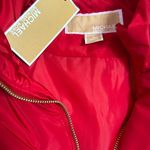 MICHAEL Michael Kors Crimson Red Quilted Vest Photo 1