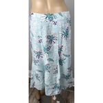 JM Collection  Size‎ 10 A-Line Linen Side Zip Unlined Midi Length Women's Skirt Photo 6