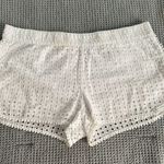 Lilly Pulitzer Women’s White Eyelet Lined Lace Chino Shorts Photo 1
